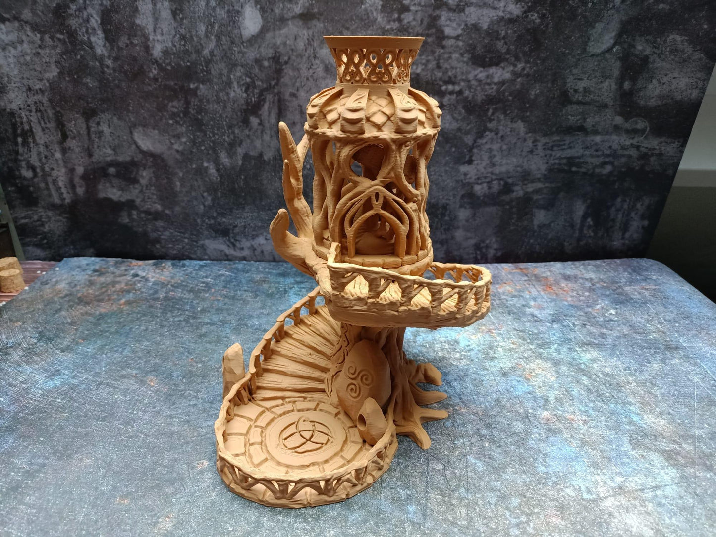 Celtic Dice Tower - Fairy nature themed RPG Dice tower