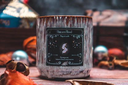 Unicorn Blood Candle - The Flaming Feather & Flaming Filament