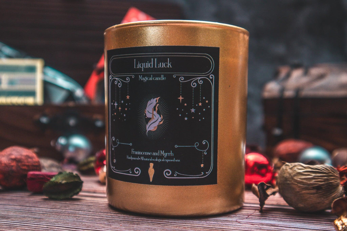 Liquid Luck Candle - The Flaming Feather & Flaming Filament