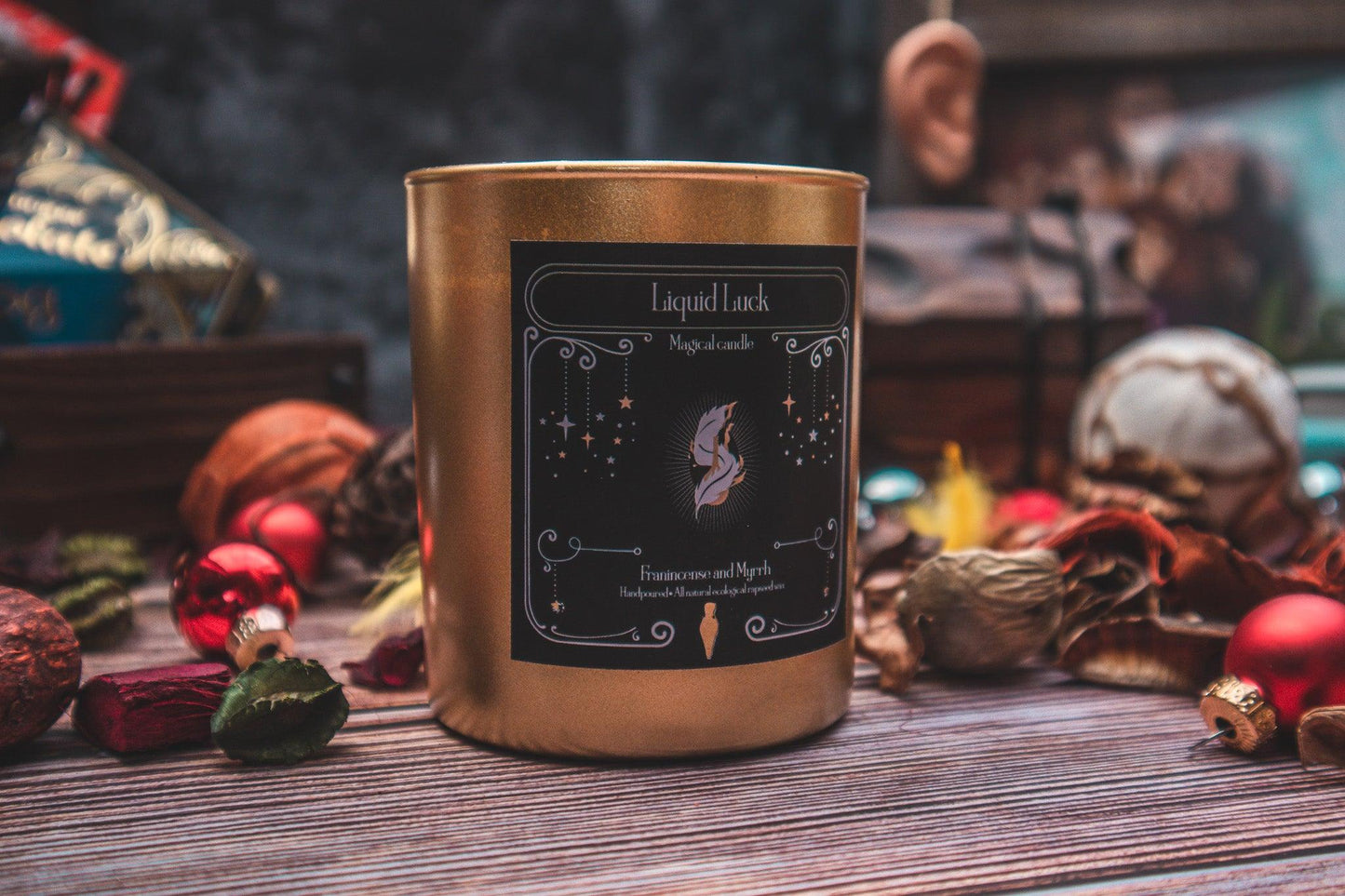 Liquid Luck Candle - The Flaming Feather & Flaming Filament