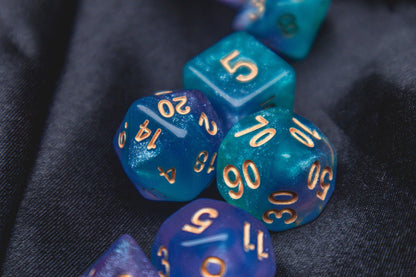 Astral plane Polyhedral dice set
