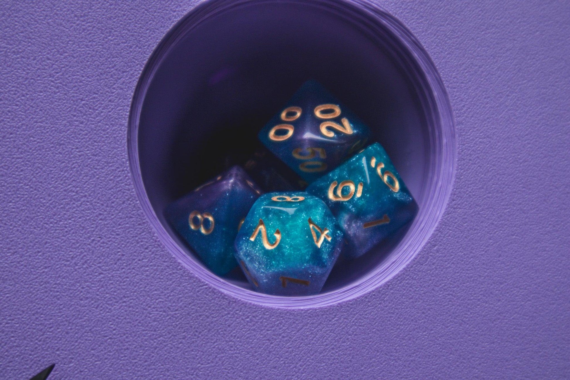 Wizard Hat dice holder - The Flaming Feather & Flaming Filament