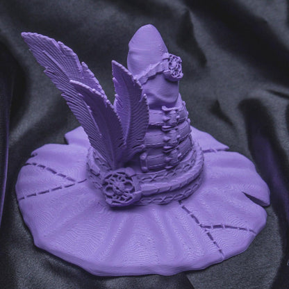Wizard Hat dice holder - The Flaming Feather & Flaming Filament