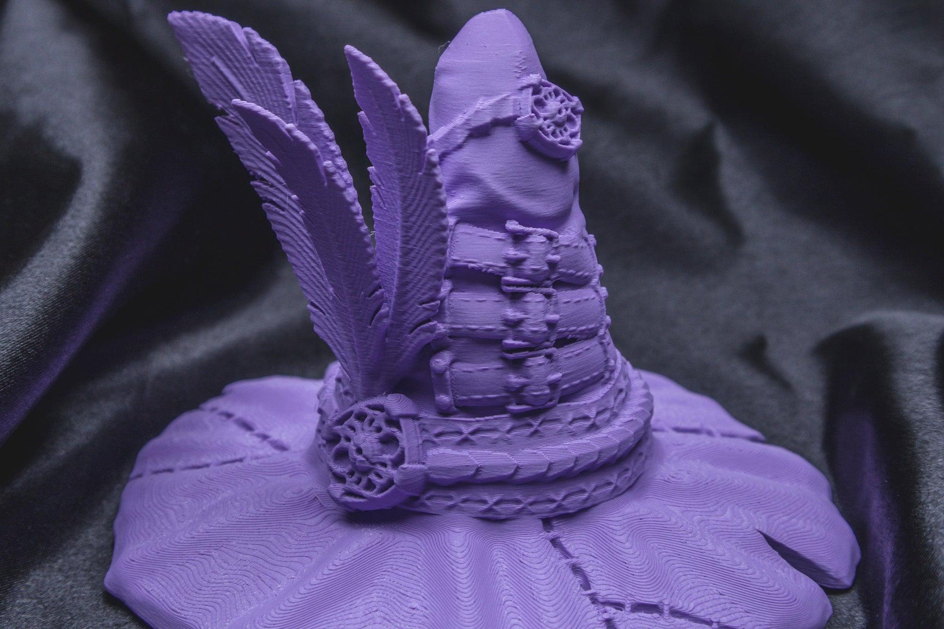 Wizard Hat dice holder - The Flaming Feather & Flaming Filament