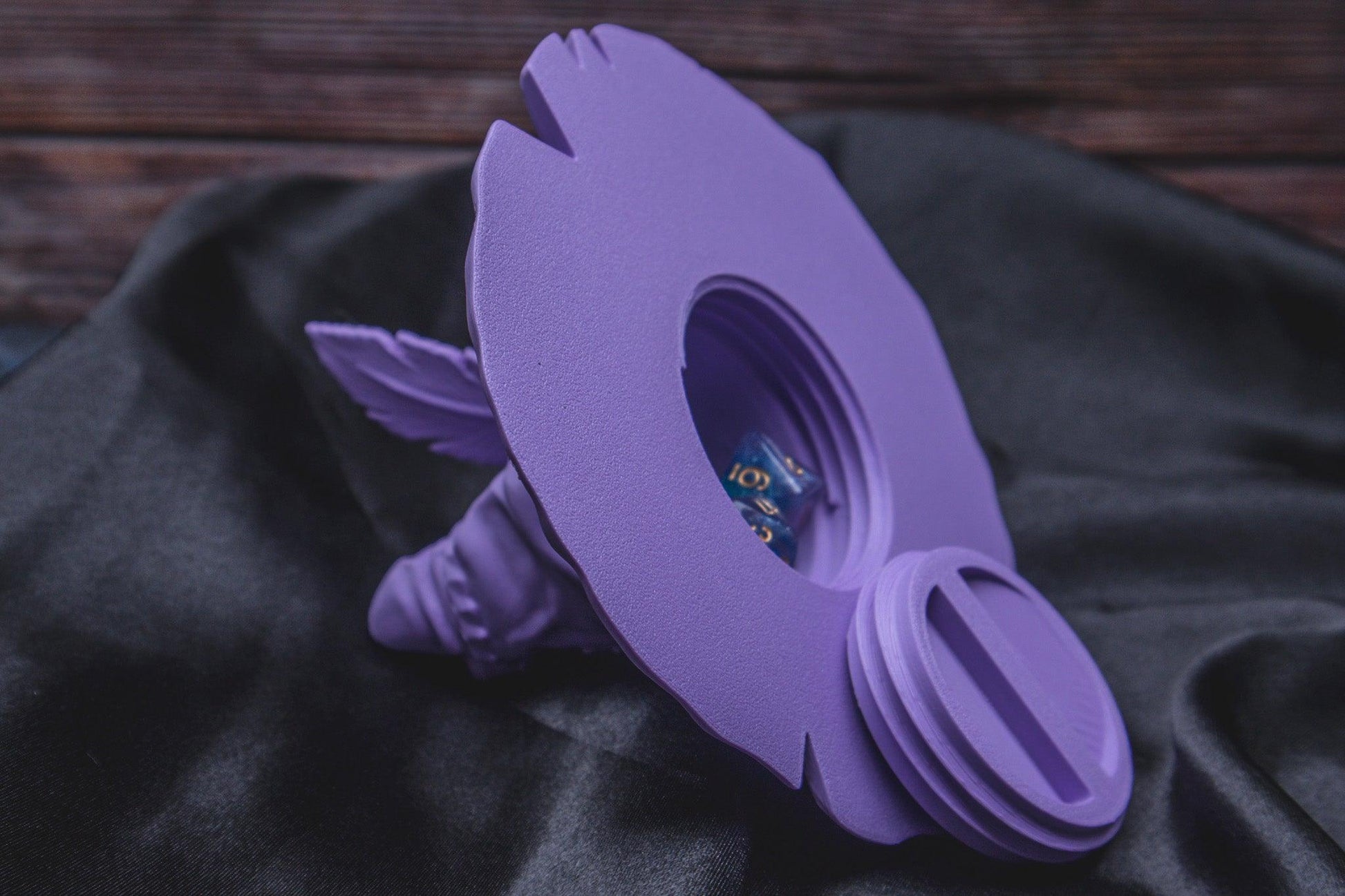 Wizard Hat dice holder - The Flaming Feather & Flaming Filament