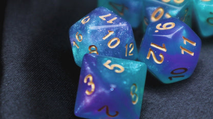 Astral plane Polyhedral dice set