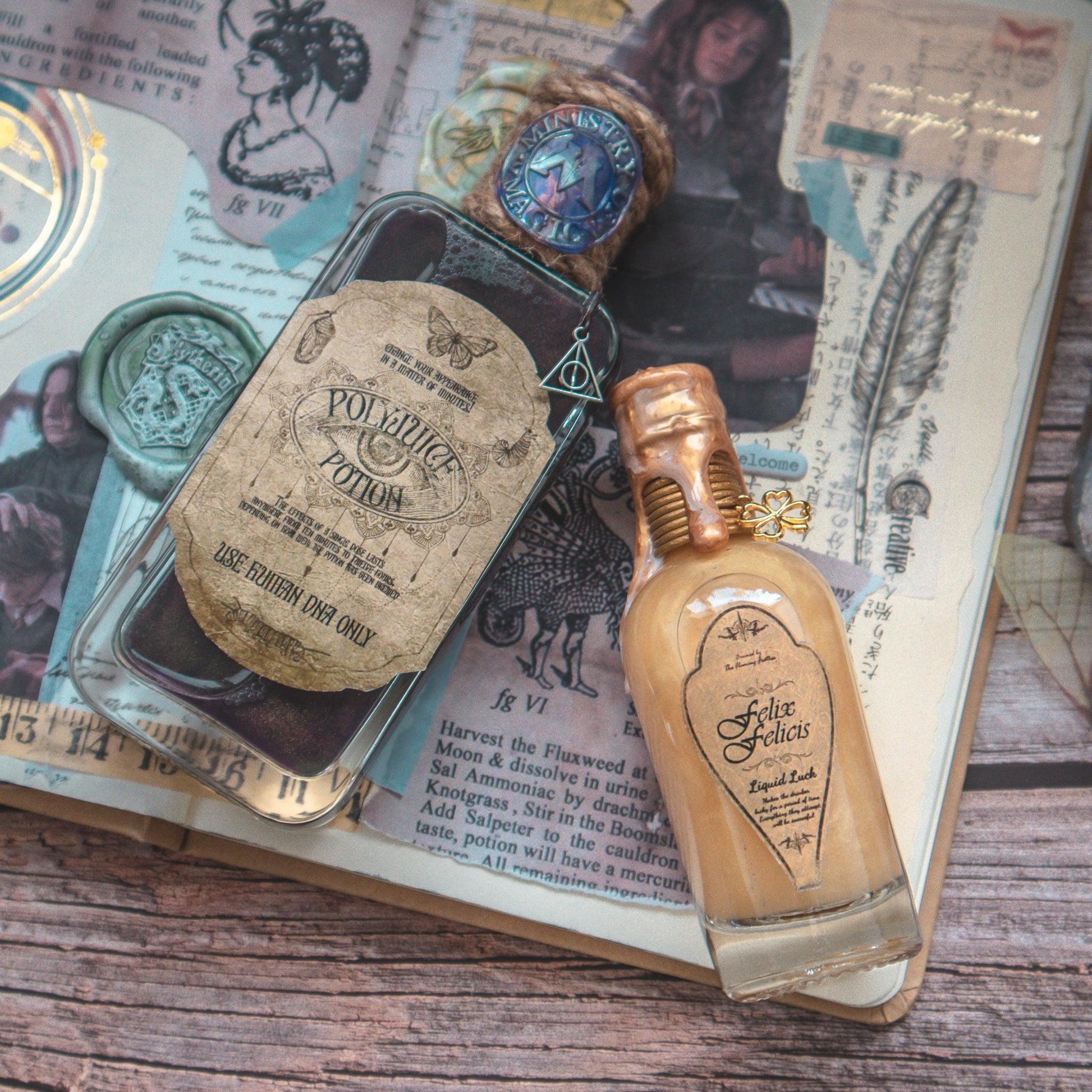 Polyjuice potion - The Flaming Feather & Flaming Filament